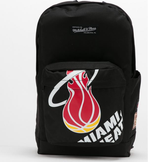 Mitchell & Ness NBA Backpack Miami Heat černý