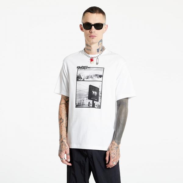 Y-3 U Ch2 Jersey Box GFX SS Tee Core White