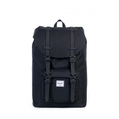 Batoh Herschel Supply Little America Mid-Volume Black Rubber