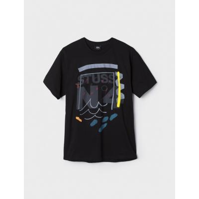 Stüssy No. 4 Doodle Tee Black