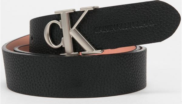 CALVIN KLEIN JEANS W Rev Monogram Belt 30MM černý