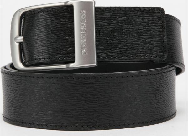 CALVIN KLEIN JEANS M Classic Square Pin Belt 38MM černý