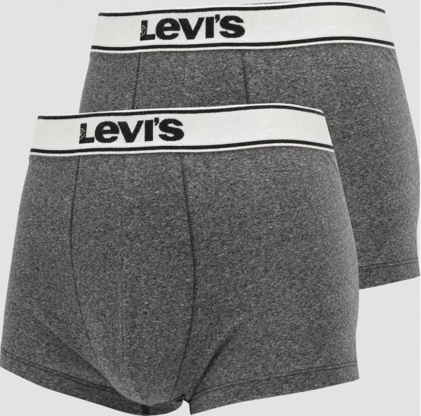 evi's ® 2 Pack Solid Basic Trunk melange tmavě šedé