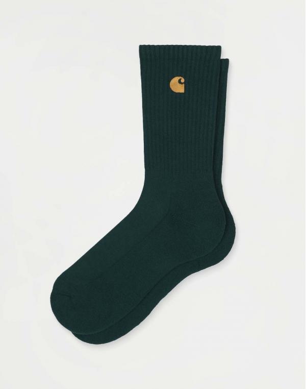 Carhartt WIP Chase Socks Frasier / Gold