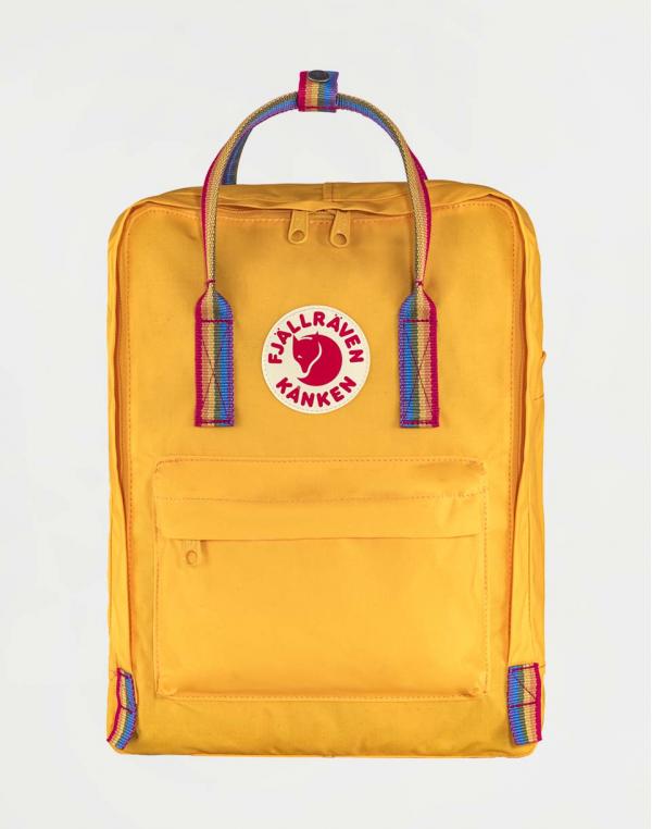 Fjällräven Kanken Rainbow 141-907 Warm Yellow-Rainbow Pattern