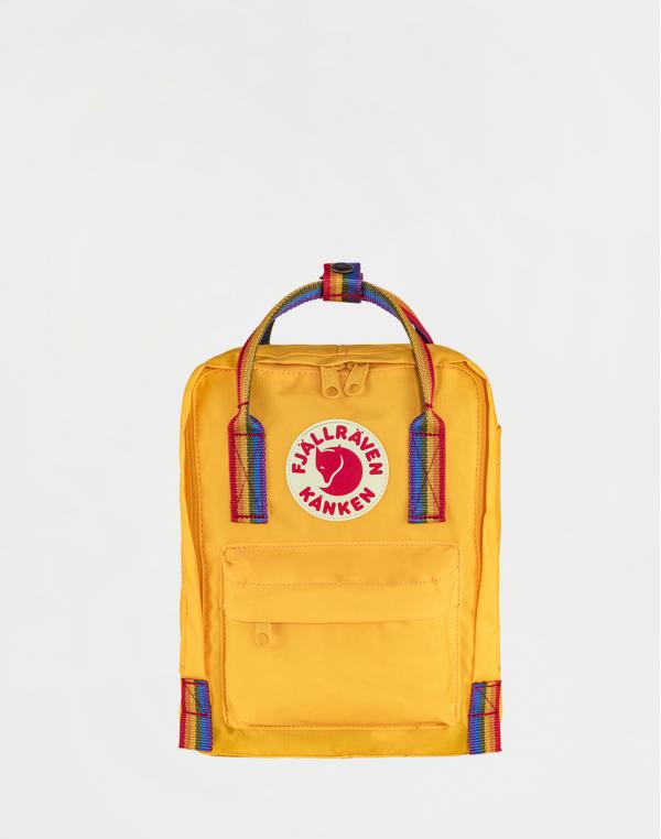 Fjällräven Kanken Rainbow Mini 141-907 Warm Yellow-Rainbow Pattern