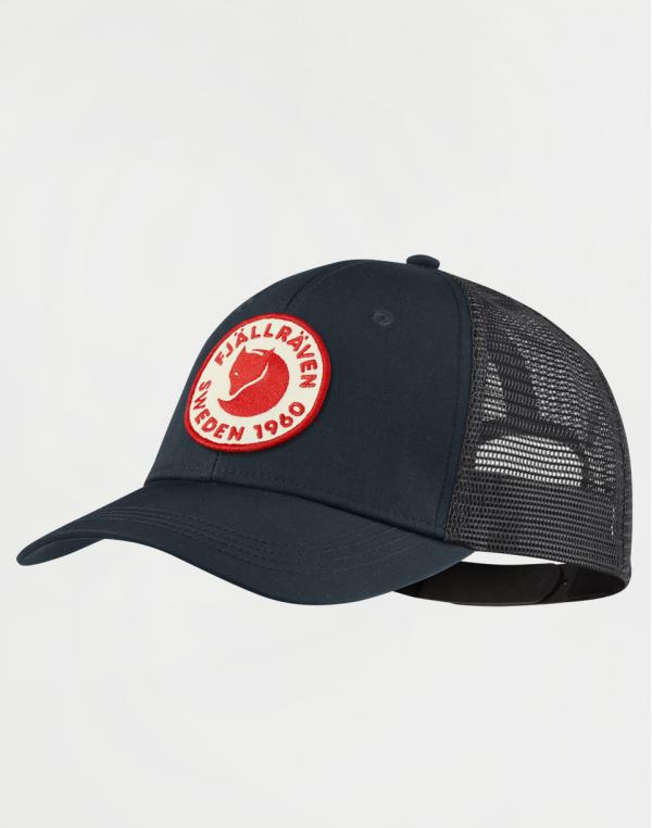 Fjällräven 1960 Logo Langtradarkeps 555 Dark Navy L/XL