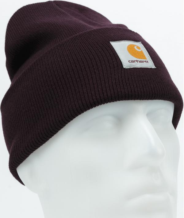 Carhartt WIP Acrylic Watch Hat tmavě fialový