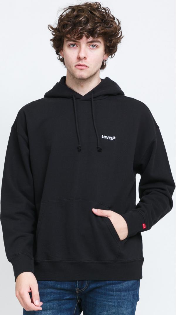 evi's ® Red Tab Sweats Hoodie černá