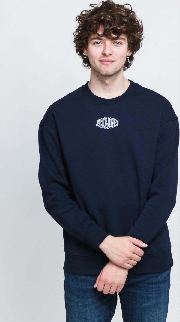 Jack & Jones Jorworld Sweat Crewneck navy