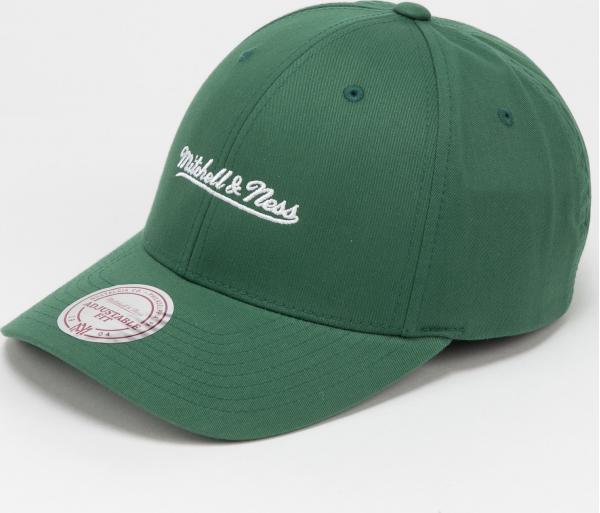 Mitchell & Ness Branded Script Low Pro Cap zelená