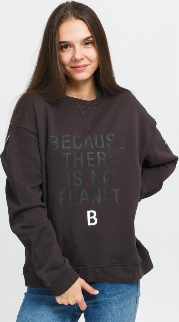 Ecoalf W lanesalf Because weatshirt tmavě šedá