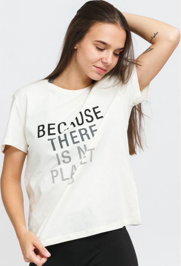 Ecoalf W Becausalf Tee krémové