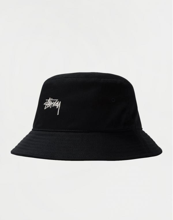 Stüssy Stock Bucket Hat BLACK S/M