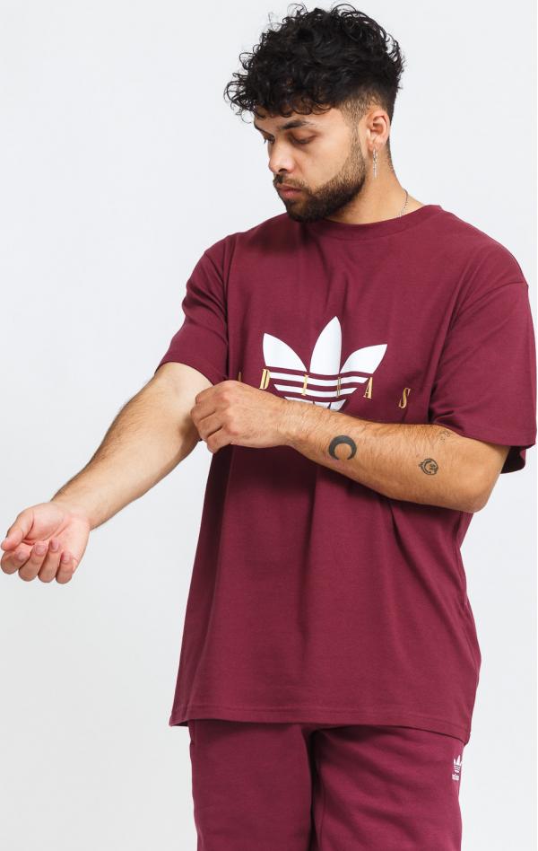 adidas Originals Trefoil Script vínové