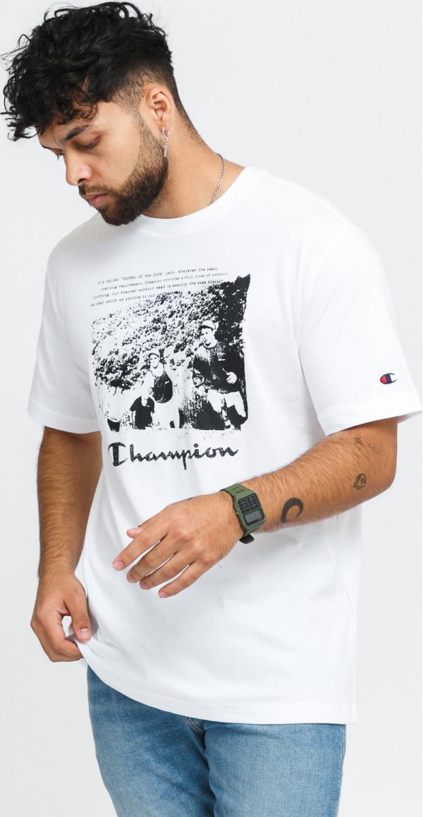 Champion Crewneck T-Shirt bílé