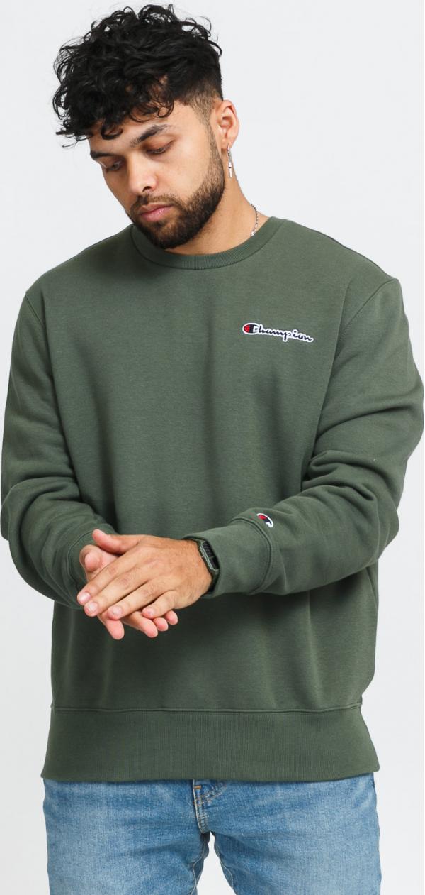 Champion Crewneck Sweatshirt olivová
