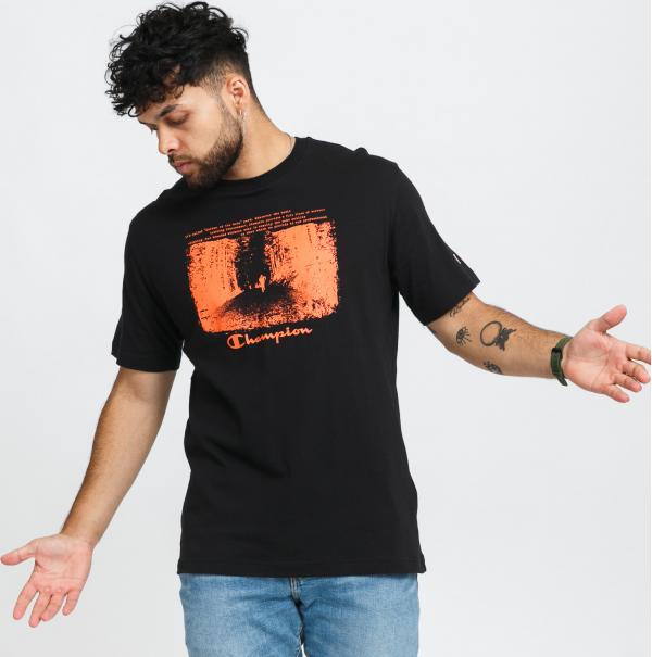 Champion Crewneck T-Shirt černé