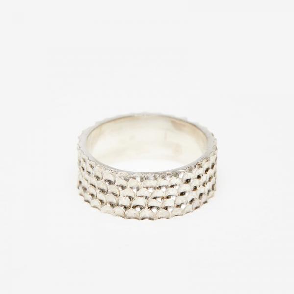 ANNA BAUM Reptilia Ring Silver