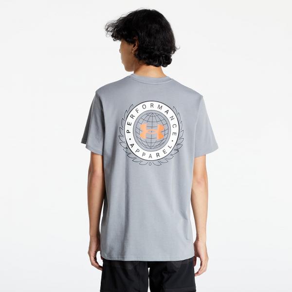Under Armour Alma Mater Crest Hw Ss Grey