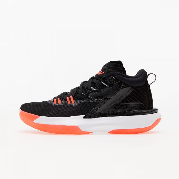 Jordan Zion 1 Black/ Bright Crimson-White