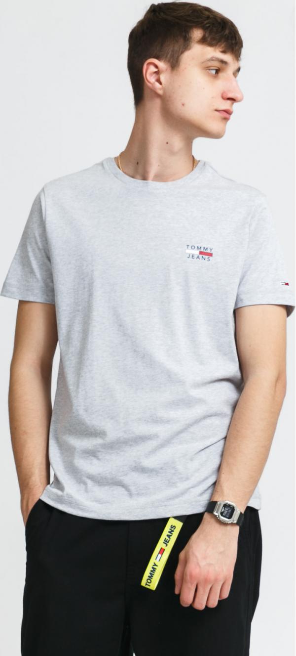 TOMMY JEANS  Chest ogo Tee melange šedé