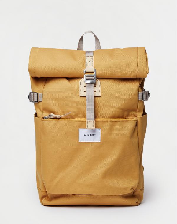 Sandqvist Ilon Yellow with Natural Leather