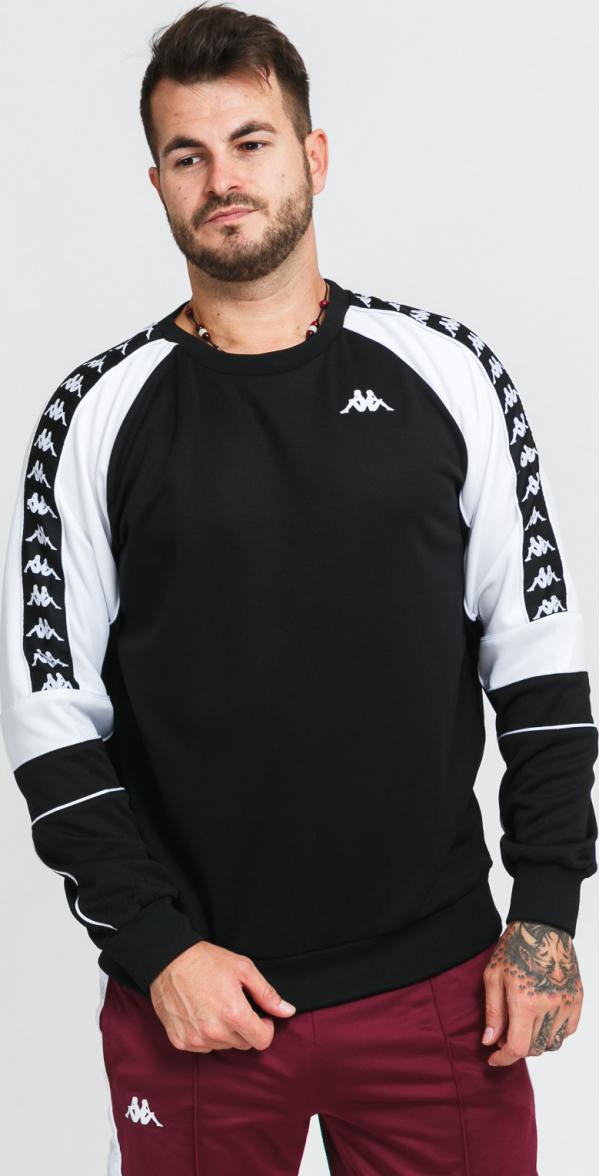 Kappa Banda Arlton Crewneck černá / bílá