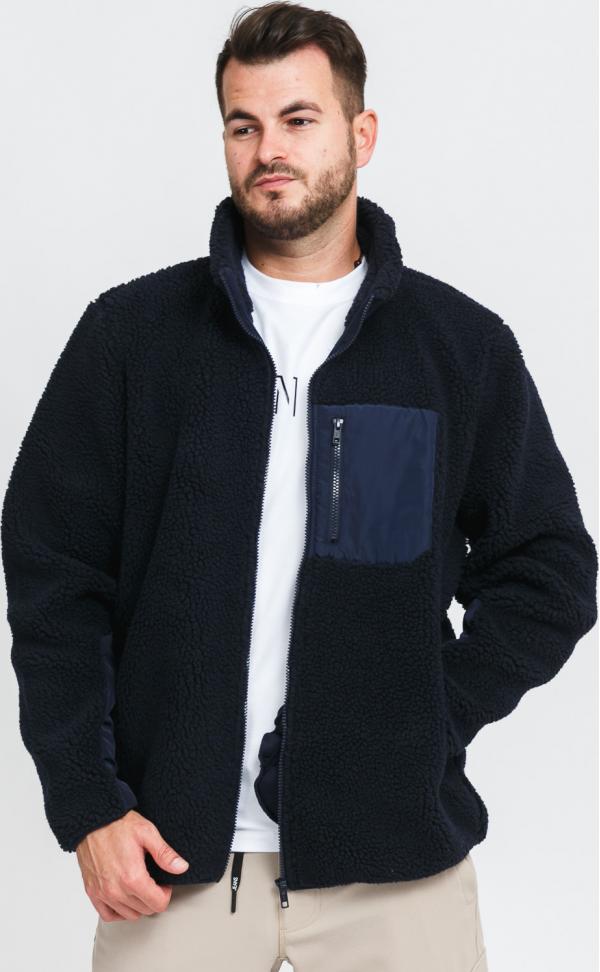 Urban Classics Sherpa Jacket navy