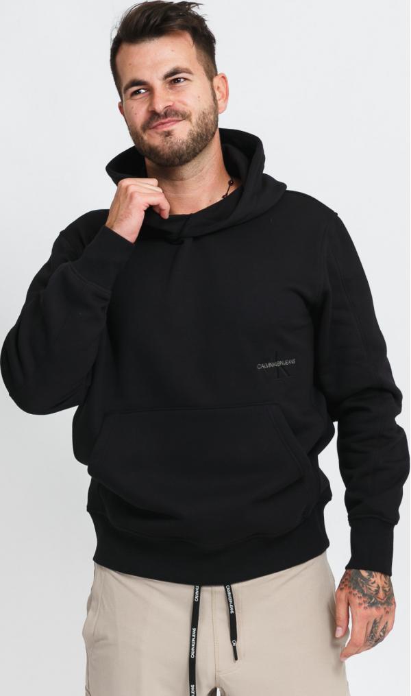 CALVIN KEIN JEANS Off Placed Iconic Hoodie černá