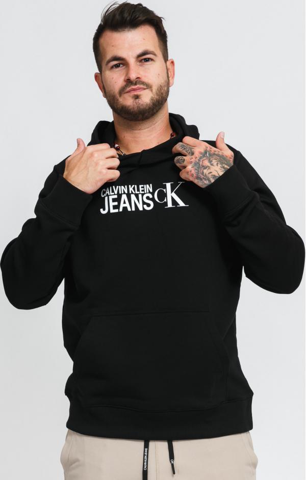 CALVIN KEIN JEANS Seasonal Instituon Hoodie černá