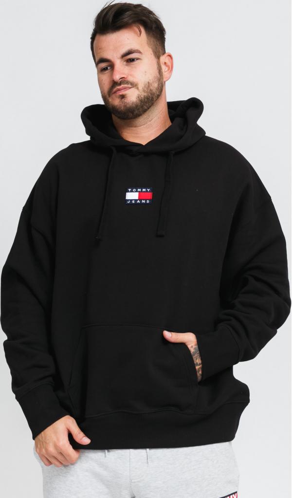 TOMMY JEANS  Tommy Badge Hoody černá