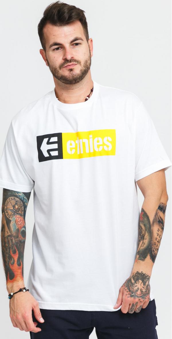 etnies New Box Tee bílé