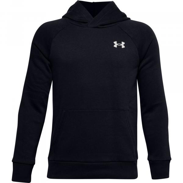 Under Armour Y Rival Cotton Hoodie Black/ Onyx White