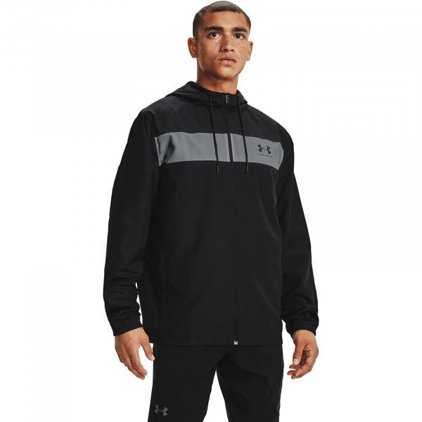 Under Armour Sportstyle Windbreaker Black/ Black L