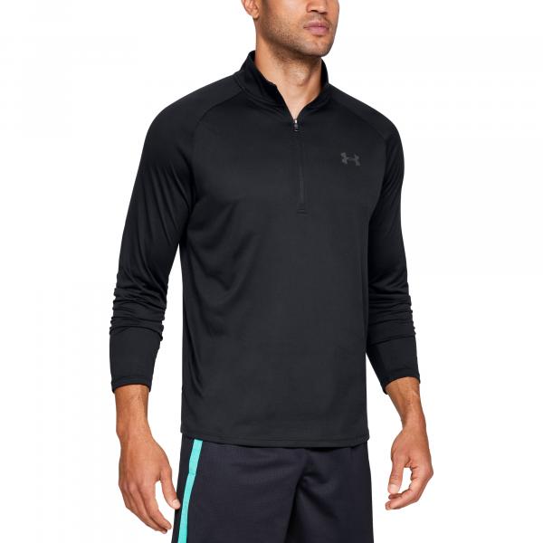 Under Armour Tech 2.0 1/2 Zip Black/ Charcoal