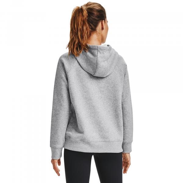 Mikina Under Armour W Rival Fleece Hb Hoodie Gray/ Black XS