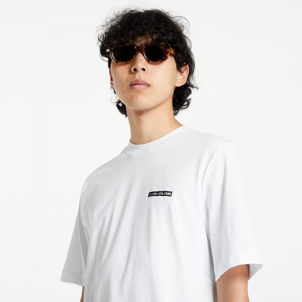 Calvin Klein Jeans Micro Flock Box Tee Bright White