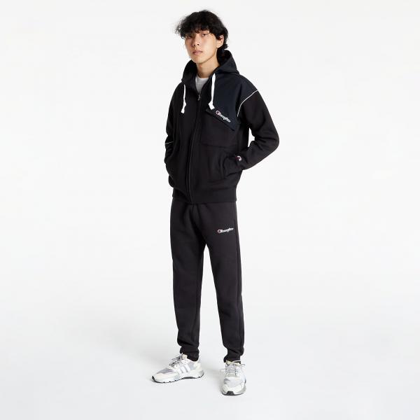 Champion Hoodie Black/ Black/ White