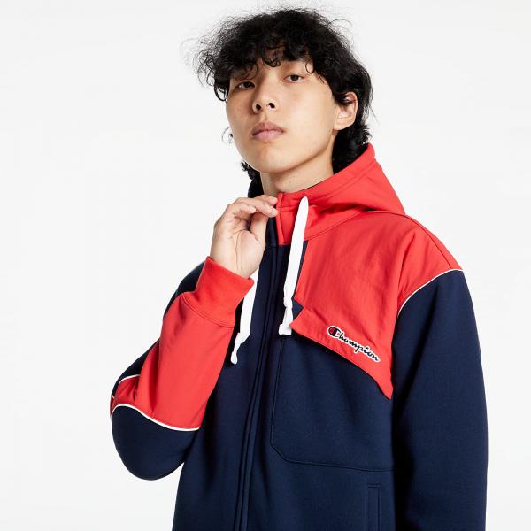 Champion Hoodie Navy Blue/ Red/ White