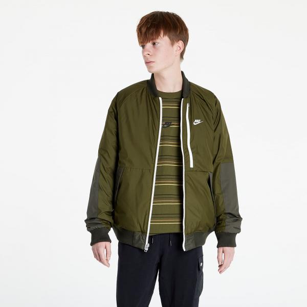 Nike Sportswear Therma-FIT Legacy M Reversible Bomber Rough Green/ Sequoia/ Sail