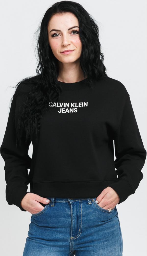 CALVIN KEIN JEAN W Easy Institutional Crew černá