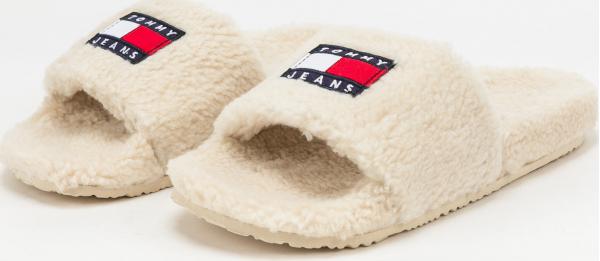 TOMMY JEANS Flag Pool Slide smooth stone