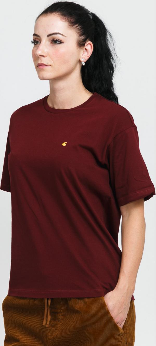 Carhartt WIP W' S Chase Tee vínové