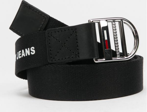 TOMMY JEANS W Webbing Belt 3.0 černý
