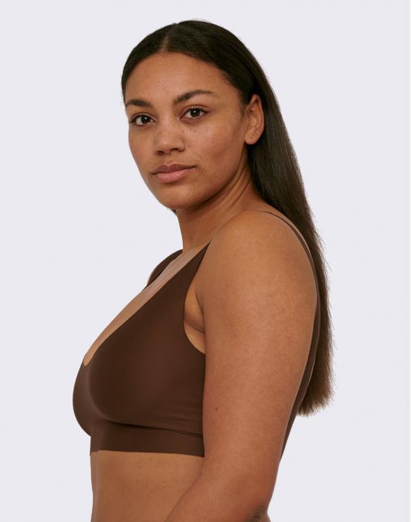 Organic Basics Invisible Bra Walnut S