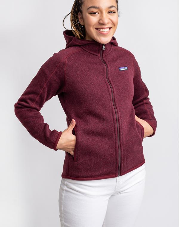 Patagonia W's Better Sweater Hoody Chicory Red S