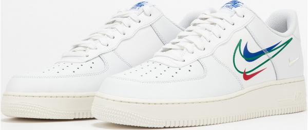 Nike Air Force 1 white / green noise - game royal