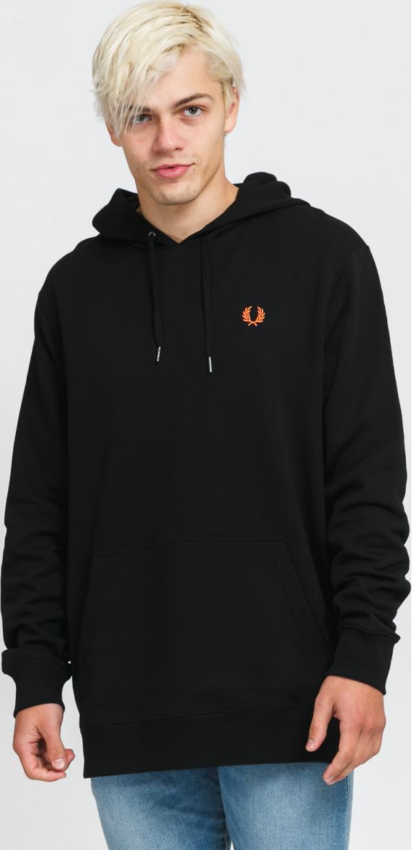 FRED PERRY aurel Wreath Hooded Sweatshirt černá