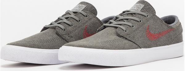 Nike Zoom Janoski Flyleather RM tumbled grey / university red